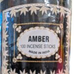 Incense Sticks – Amber | Hand rolled | Set of 2 Boxes with 200 Sticks - Image 2