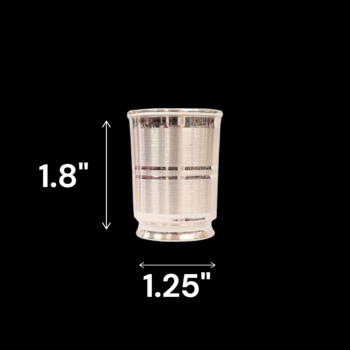 PXL_20251025_173006576 (1).jpg Pure Silver Glass | 1.8 inch pure silver glass - Image 3