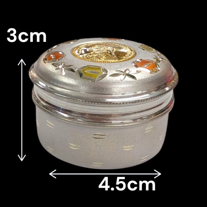 PXL_20251025_185806208 (1).jpg Silver Box - 4.5cm | Chandi Ki dabbi - Image 2