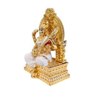 Side profile view of Saraswati Idol