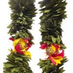 Close up of fabric lotus strings