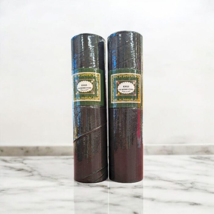 Photoroom-20251023_142726_3 (1).jpg Incense Sticks – Khus | Hand rolled | Set of 2 Boxes with 200 Sticks - Image 1
