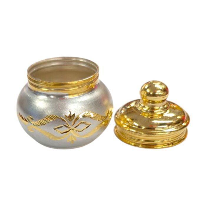 Pure silver container box with lid Pure silver container box with lid