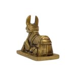 1.8 Inches Brass Nandi Cow Idol | Nandi Statue for Home Temple - Image 4
