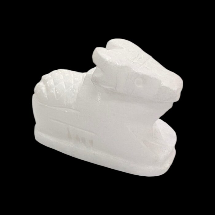 Photoroom-20251027_175348_1.jpg 2.5 Inches White Marble Nandi Cow Idol | Nandi Statue for Home Temple - Image 5