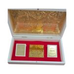 Gold Plated Divinity gift Box - Lakshmi Ganesh - Image 3