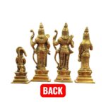 Back side profile view of Ram Darbar Idol set