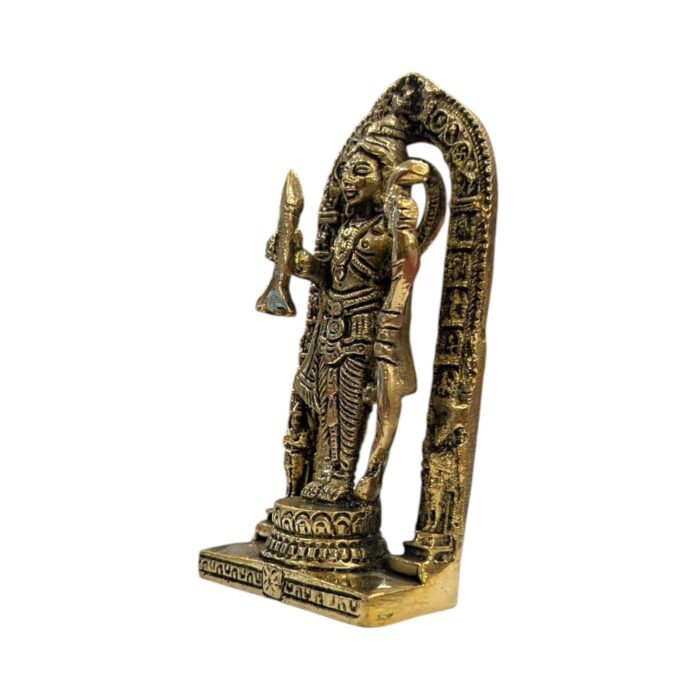 Lord Ram Lalla Brass Idol - 5.5inch - Image 4