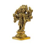 Brass Panchmukhi Hanuman Statue – 4 inch - Image 3