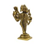 Brass Panchmukhi Hanuman Statue – 5 inch - Image 4