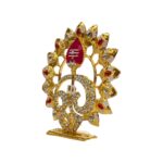 Tamil Om Metal Idol with Stones - Image 3