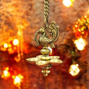 Elegant Brass hanging Diya | Diwali Decoration