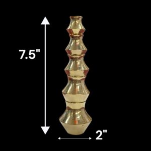 Dimensions of Utaran Kalash Brass Lota set