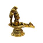 Nandi Shivling Brass Statue | Shiva lingam with Nagraj in Brass - Image 6