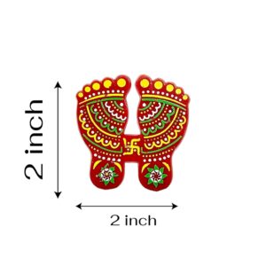 Dimensions of Lakshmi Charan paduka | Laxmi ji feet