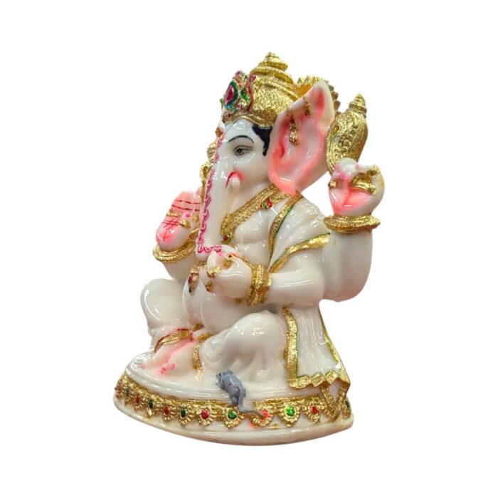 Side profile view of Large Ganesha Statue