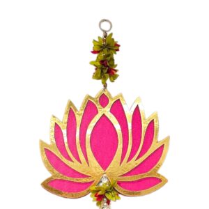 Close up of lotus wall hanging