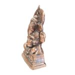 Side view of Metal Ganesha Statue
