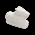 2.5 Inches White Marble Nandi Cow Idol | Nandi Statue for Home Temple - Image 5