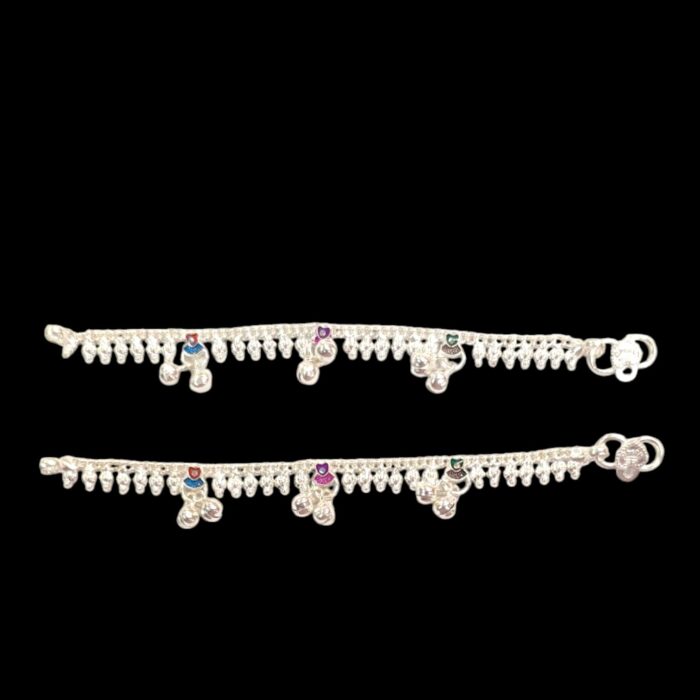 Pair of pure silver anklets Pair of pure silver anklets