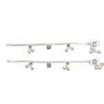 Pair of silver anklets for baby