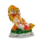 Side view of the Panchmukhi Hanuman polyresin idol