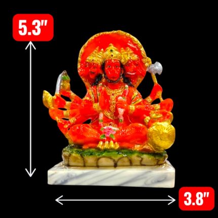 Dimensions of Panch mukhi Hanuman Idol