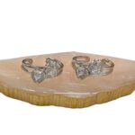 Pair of pure silver toe rings