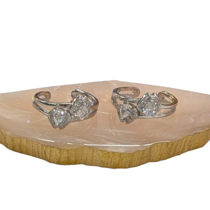 Pair of pure silver toe rings Pair of pure silver toe rings