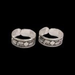 Pure silver toe ring