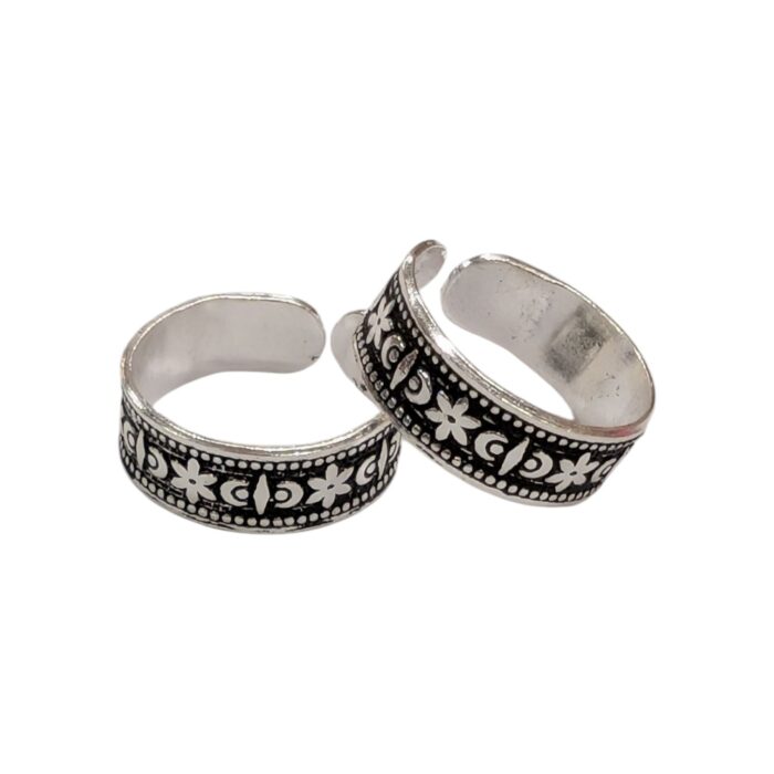Pair of Pure Silver Toe Rings | 925 Sterling silver