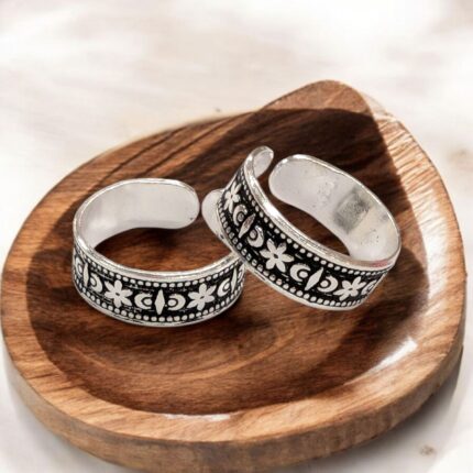 Pair of Pure Silver Toe Rings | 925 Sterling silver