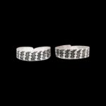 Pair of pure silver toe rings | 925 sterling silver - Image 4
