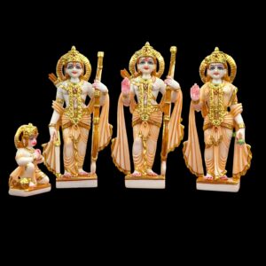 Perfectly sized Idol of Ram, Sita, Laxman and Hanuman
