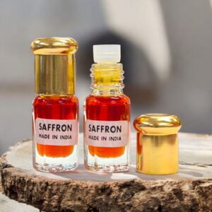 Saffron Attar Perfume Oil - Pack of 2 | Premium Ittar from India