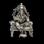 Pure Silver Ganesha Idol - 2.7cm