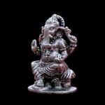 Pure Silver Ganesha Idol - 2.5cm - Image 2