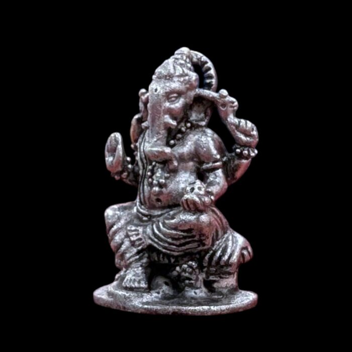 Pure Silver Ganesha Idol - 2.5cm - Image 2