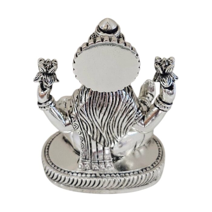 Back profile view of Lakshmi Idol