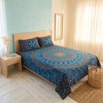 Cotton Bedsheet with 2 Pillow Covers | Elephant Mandala bedding set - Image 3