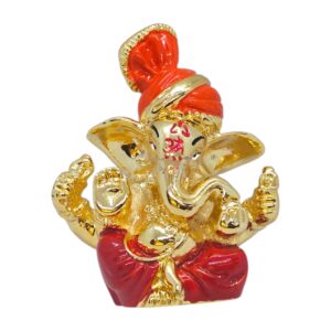 Close up of Ganesha Car Dashboard Idol