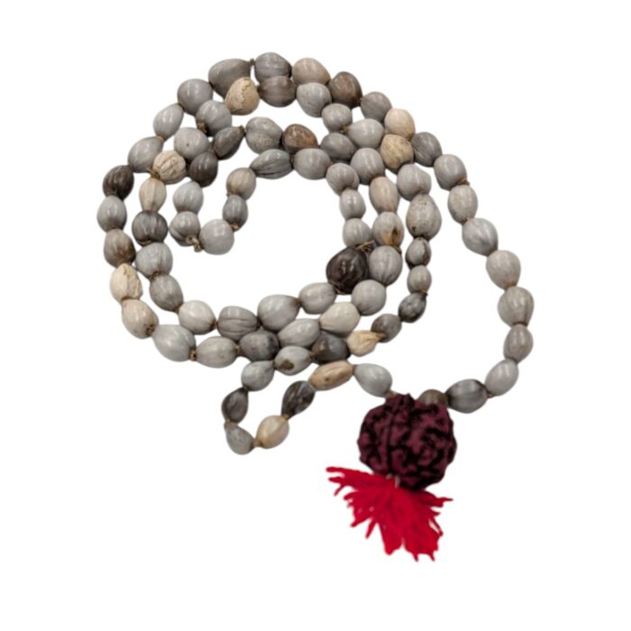 Original Vaijanti Mala White & Japa Mala Bag - Image 5