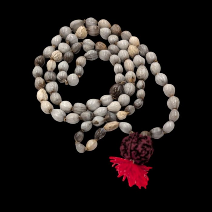 Original Vaijanti Mala White & Japa Mala Bag - Image 2