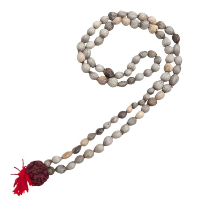 Original Vaijanti Mala White & Japa Mala Bag - Image 4