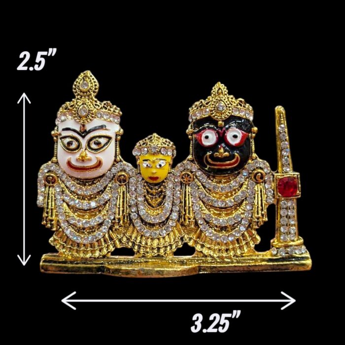 Dimensions of Jagannath Idol | Car Dashboard Statue