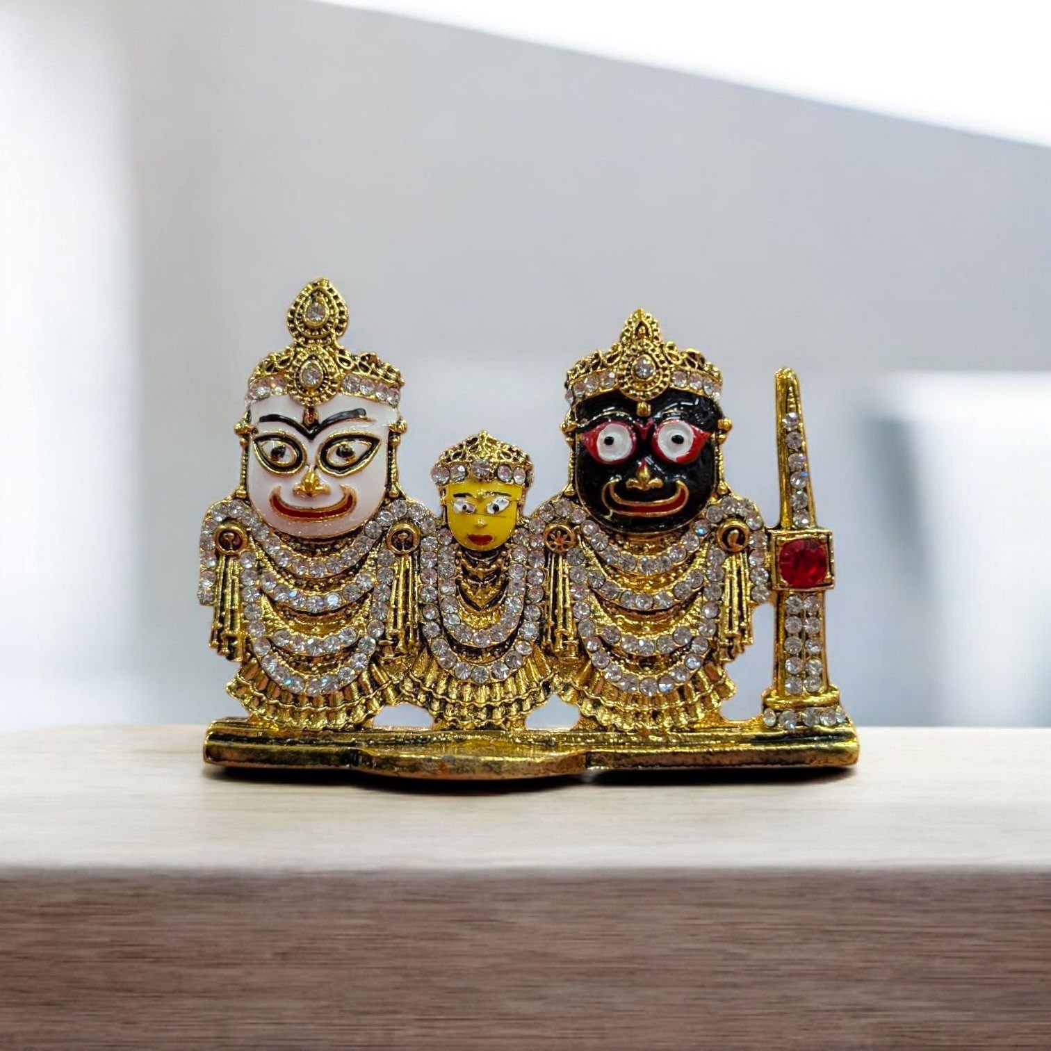 Lord Jagannath Idol - Color - 2.5 inch | Small Idol for Car and Home Mandir Lord Jagannath Idol - Color - 2.5 inch | Small Idol for Car and Home Mandir