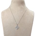 Metal chain pendant necklace - SE - Image 2