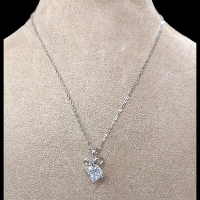 Metal chain pendant necklace - SB - Image 2