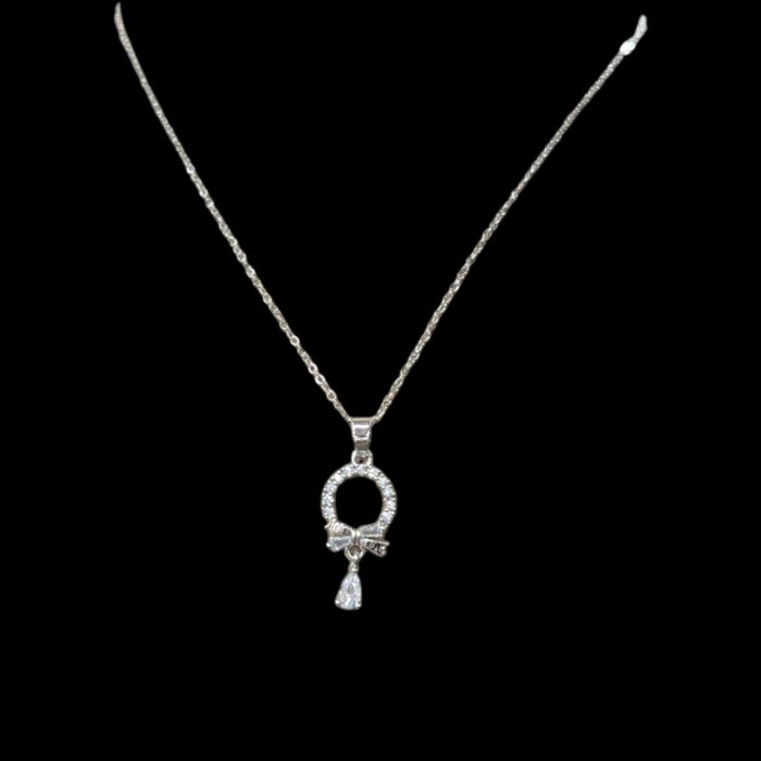 Metal chain pendant necklace - SO - Image 3