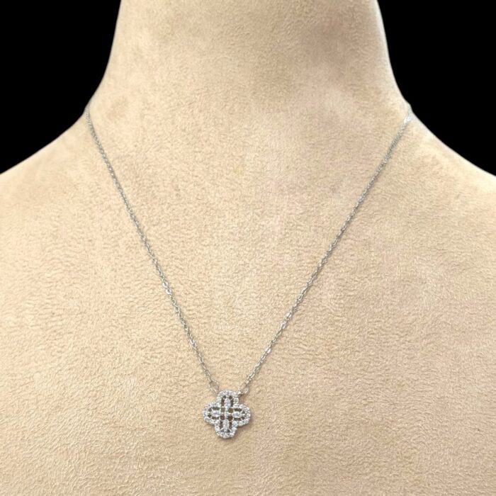 Metal chain pendant necklace - SL - Image 3